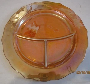 1933 DEPRESIÓN FEDERAL IRIDISCENTE CARNAVAL NORMANDÍA 11" PLACA PARRILLA b85 - Imagen 1 de 3