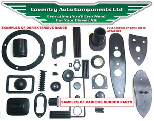 6792 Jaguar XK120 DHC (testa a goccia) Kit ricambi completo in gomma RPK120 - Foto 1 di 5