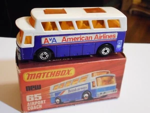***MATCHBOX 65 - AIRPORT COACH *** CON BOX ORIGINALE !!! - Foto 1 di 7