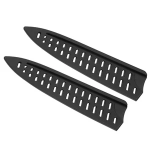 2Pcs Kitchen Knife Sheath Covers Sleeves Portable for 8" Chef Knife, Black - Picture 1 of 6