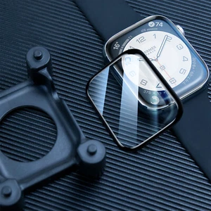 2-Pack Screen Protector w/Alignment Tool Fr Apple Watch Series 10/9/8/7/6/5/4/SE - Bild 1 von 6