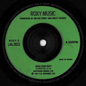 Roxy Music - Jealous Guy 7", Single, Sol Very Good Plus (VG+) - Picture 1 of 3