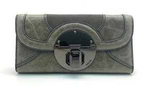 MIMCO STAND OFF LARGE LEATHER WALLET IN CEMENT STANDOFF BNWT RRP$229 - Picture 1 of 5
