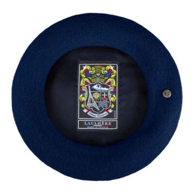 LAULHERE-FRANCE "VéRITALBE" Boina de Lana Francesa Forrada Tradicional, MEJOR CALIDAD Foto 1 de 4