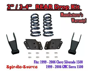 2" / 4" Lower Drop Kit FOR 99 - 07 Chevrolet Silverado / GMC Sierra 1500 V8 - Bild 1 von 1