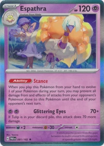 Espathra 081/182 Paradox Rift Pokemon TCG Holo Rare - Picture 1 of 1