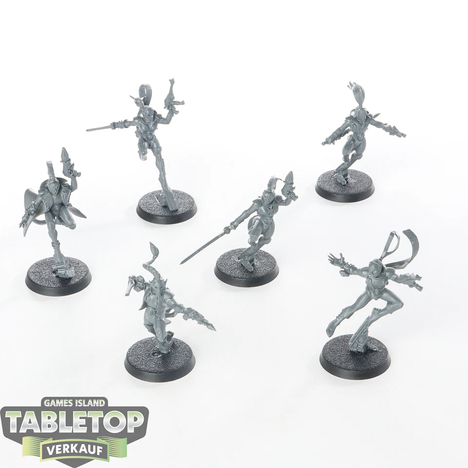 Craftworlds - 6 x Harlequin Troupe - unbemalt - Bild 1 von 1