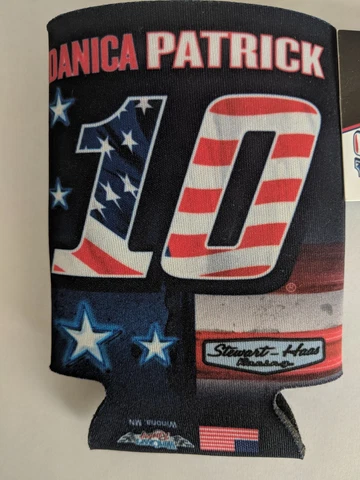 Danica Patrick 2017 #10 Can Cooler 12 oz. NASCAR Koozie Cover
