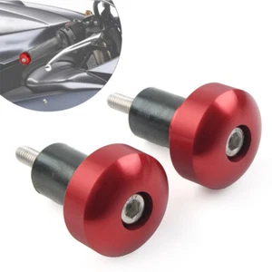 Manillar extremo manillar tapa corredera moto para YAMAHA YZFR1 YZF-R1 rojo - Imagen 1 de 5