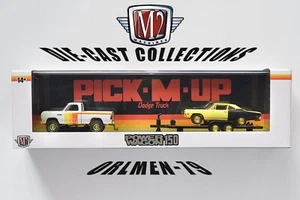 M2 Machines Auto Haulers Chase Dodge 150 Power Wagon & Plymouth Road Runner HEMI - Picture 1 of 4