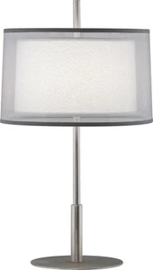 Robert Abbey Saturnia AL Saturnia 23" Buffet Table Lamp - Stainless - Picture 1 of 2