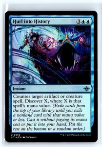 FOIL Hurl into History Lost Caverns of Ixalan – MTG Magic the Gathering Card - Picture 1 of 5
