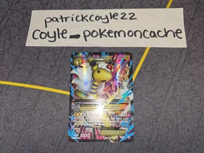 Mega Ampharos EX Full Art Ultra Rare XY Ancient Origins 88/98 NM front/MP back - Image 1 of 4