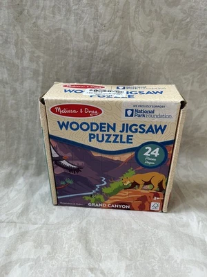National Parks Foundation Melissa & Doug 24Pc Wooden Grand Canyon Jigsaw Puzzle - Image 1 of 2