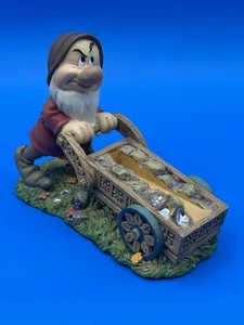 Disney Schneewittchen und die sieben Zwerge mürrischer Edelsteinwagen Schreibtisch Visitenkartenhalter - Bild 1 von 12