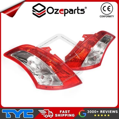 TYC Pair LH Left + RH Right Tail Light Lamp For Suzuki Swift ZC / FZ 2010-2016 - Image 1 of 4
