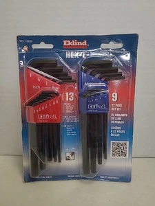 Eklind Tools USA NEW 22 Piece Metric & SAE Hex Key Wrench 10222 - Imagen 1 de 4