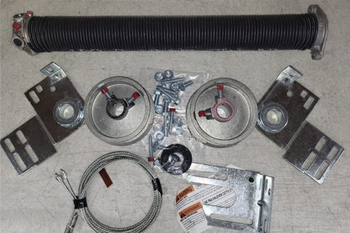 SINGLE GARAGE DOOR TORSION SPRING CONVERSION KIT 75-200 LBS / 8 FOOT ...