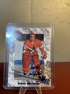 1991 Classic Draft Picks Sandy McCarthy Rookie Auto RC - Picture 1 of 14