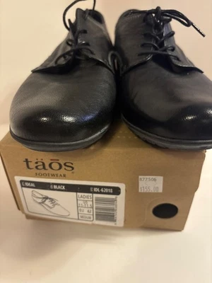 Новый черный работы это кожа TAOS женщин галстук комфорт ходьбы обувь 11-11,5 MSP 155. - Изображение 1 из 4