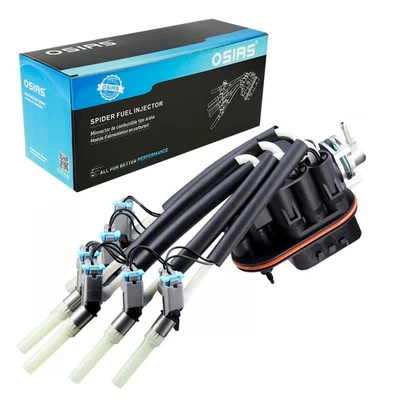 Inyector de combustible Spider 6 cilindros para camionetas Chevy/GMC Vortec 4,3 L 96-02 17113673 Foto 1 de 4