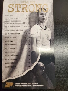 2019 Purdue Boilermakers Volleyball Magnetic Schedule showing Shavona Cuttino - Picture 1 of 6