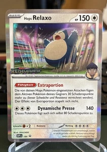 Pokemon Hops Relaxo Deutsch HOLO SVP DE 184 Reisegefährten Promo Near Mint - Bild 1 von 4