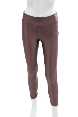 Koral Women's Midrise Shiny Full Length Fitted Legging Brown Size S - Image 1 of 4