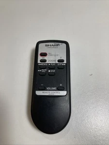 Control remoto para videocámara Sharp OEM G0072TA GENUINO probado funcionando - Imagen 1 de 5