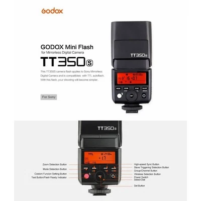 Godox Flash Ttl TT350 S for Sony - Image 1 of 4