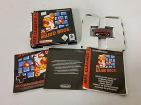 Super Mario Bros Game Boy Advance NES CLASSIC (gioco in scatola con manuale) L3