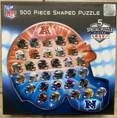 Rompecabezas de casco de fútbol americano NFL de 500 piezas ¡NUEVO EN CAJA! Foto 1 de 2