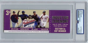 Joe Mauer signed Autogramm 2024 MLB HOF Ticket Stub Minnesota Twins PSA/ DNA - Bild 1 von 3