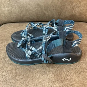 Chaco Classic Sandals ZX2  Women’s Size 8 Green Sport  Strap Toe Loop Hiking - Picture 1 of 9