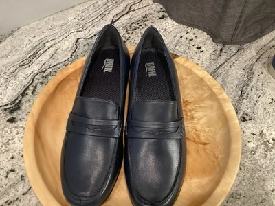 LN Drew Ortopédico Azul Marino Cuero Penny Mocasines Zapatos de Vestir Enfermería 10.5 N Foto 1 de 4