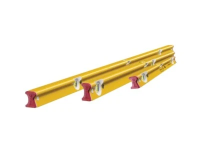 Stabila Type R 300 Professional 3 Piece Spirit Level Set 3 Vial 60, 120 & 180cm - Image 1 of 4