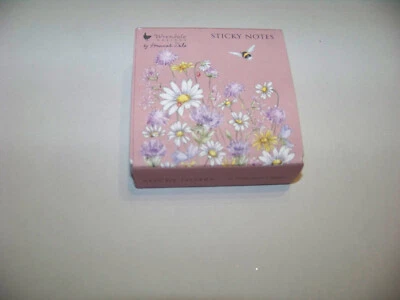 Wrendale Design Haftnotiz Biene mit Blumen 250 Blatt 80 x 80mm