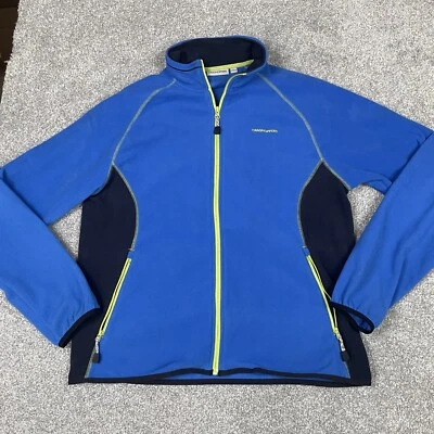 Craghoppers Jacket Mens Large Selby Full Zip Interactive Fleece Blue Black EUC - Image 1 of 4