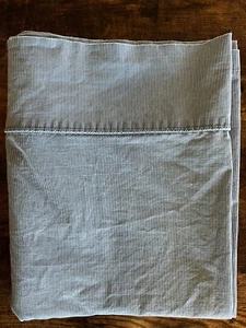 RALPH LAUREN Oxford Streifen BLAU & WEISS Queen Flaches Blatt USA Inlett - Bild 1 von 7