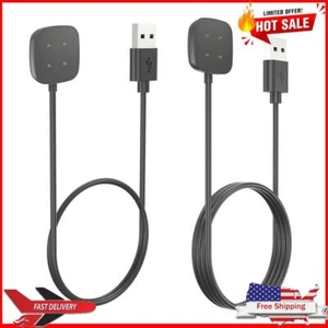 1/2pcs Magnetic Charger 5V 1A 50/100cm Charger Cradle Dock for Fitbit Versa 4/3 - Zdjęcie 1 z 24
