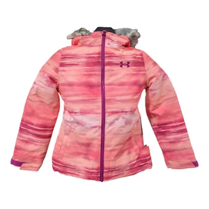 Under Armour Girls Laila Ski Jacket - Brilliance - Size YSM - UJFDM23S-671 - Picture 1 of 4
