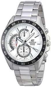 Casio Edifice EFV-550D-7 NEW Men's Watch Analog Display Chronograph White - Picture 1 of 2