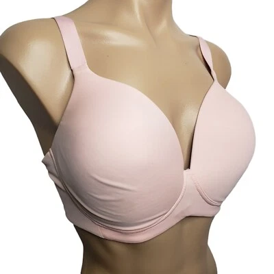 Sujetador liso rosa Lilyette sin aros talla 36DD Foto 1 de 4