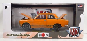 M2 Machines R60 Auto-Japan 1970 Datsun 510 Orange Sedan 17-24 Diecast Car 1:24 - Picture 1 of 10
