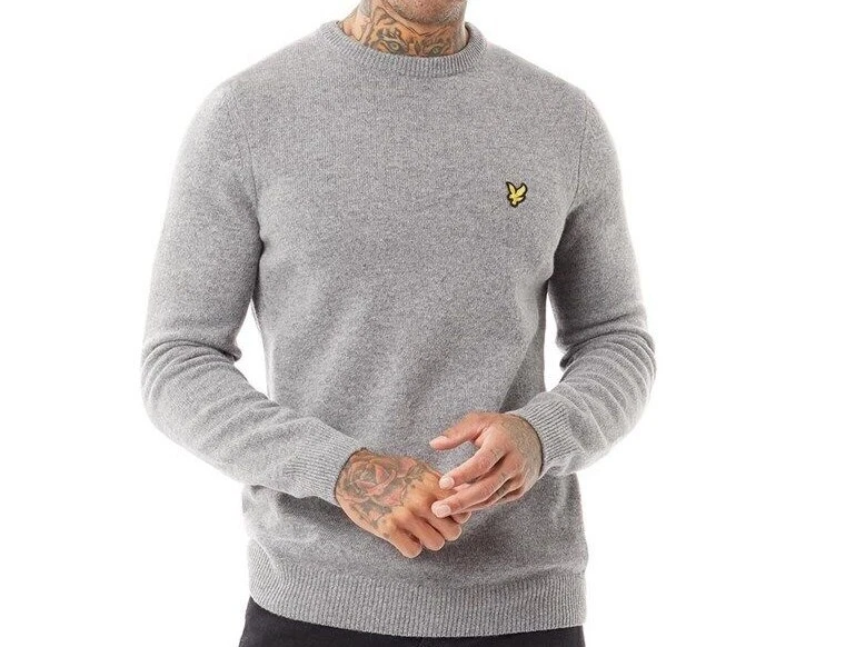 LYLE AND SCOTT LONG SLEEVE CREW-NECK JUMPER FOR MEN |Cotton |