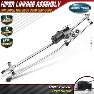 Conjunto de acoplamiento y motor limpiaparabrisas para Dodge Ram 1500 2500 3500 1997-2002 - Imagen 1 de 8