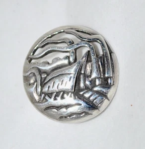 Estate John Hardy Sterling “Rare” Architectural Design Bali Showroom Tie Tack - Picture 1 of 5