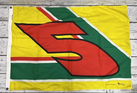 Vintage 1997 Motorsport Traditions Nascar Terry Labonte 5 Racing Flag Banner USA Cover