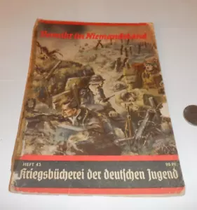 c.1940 "VERMIßT IN NIEMANDSLAND" BOOK BOAT GERMAN WWII WW2 WORLD WAR WWI WW1 - Picture 1 of 12