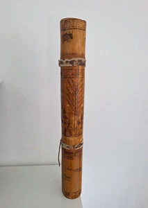 Vintage musical instrument ethnic Madagascar africa. wood and bamboo - Picture 1 of 13